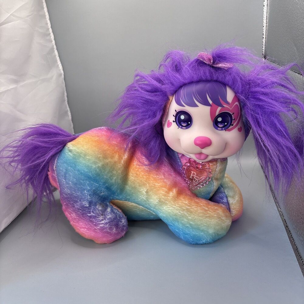 Puppy Surprise Cherry Plush Stuffed Animal Dog NO PUPPIES Rainbow Tie-Dyed 2022